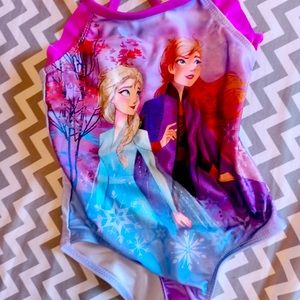 Disney Frozen one-piece swimsuit. 3t